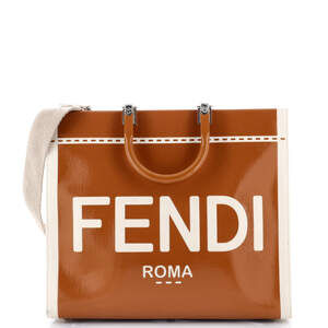 Fendi Sunshine Shopper Tote Patent #237459F18B